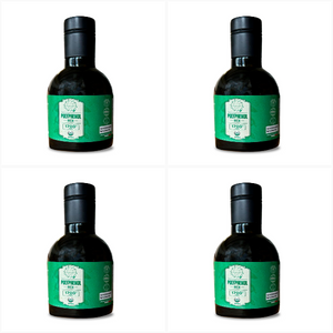 Limited Quantity! 4 PACK HIGH POLYPHENOLS Raw & Unfiltered ORGANIC Extra Virgin Olive Oil - 250ml Glass